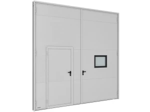 Распашные гаражные ворота SG-SS 3500x5000